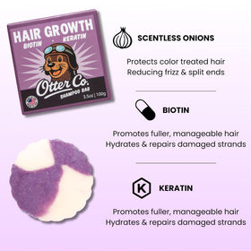 Otter Co close-up of shampoo bar texture highlighting gentle lather