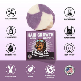 Otter Co shampoo bar inside gym bag illustrating leakproof convenience