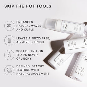 OUAI close-up label highlighting kale and carrot extracts for conditioning