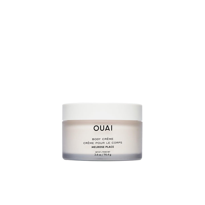 OUAI front jar showing Melrose Place label and easy identification benefit