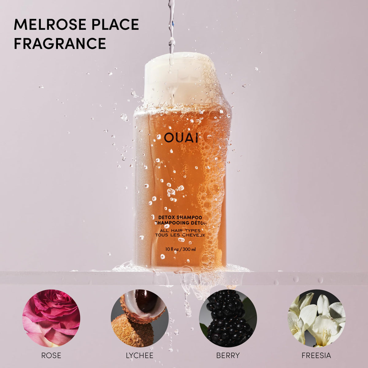 OUAI conditioner being applied showing improved manageability