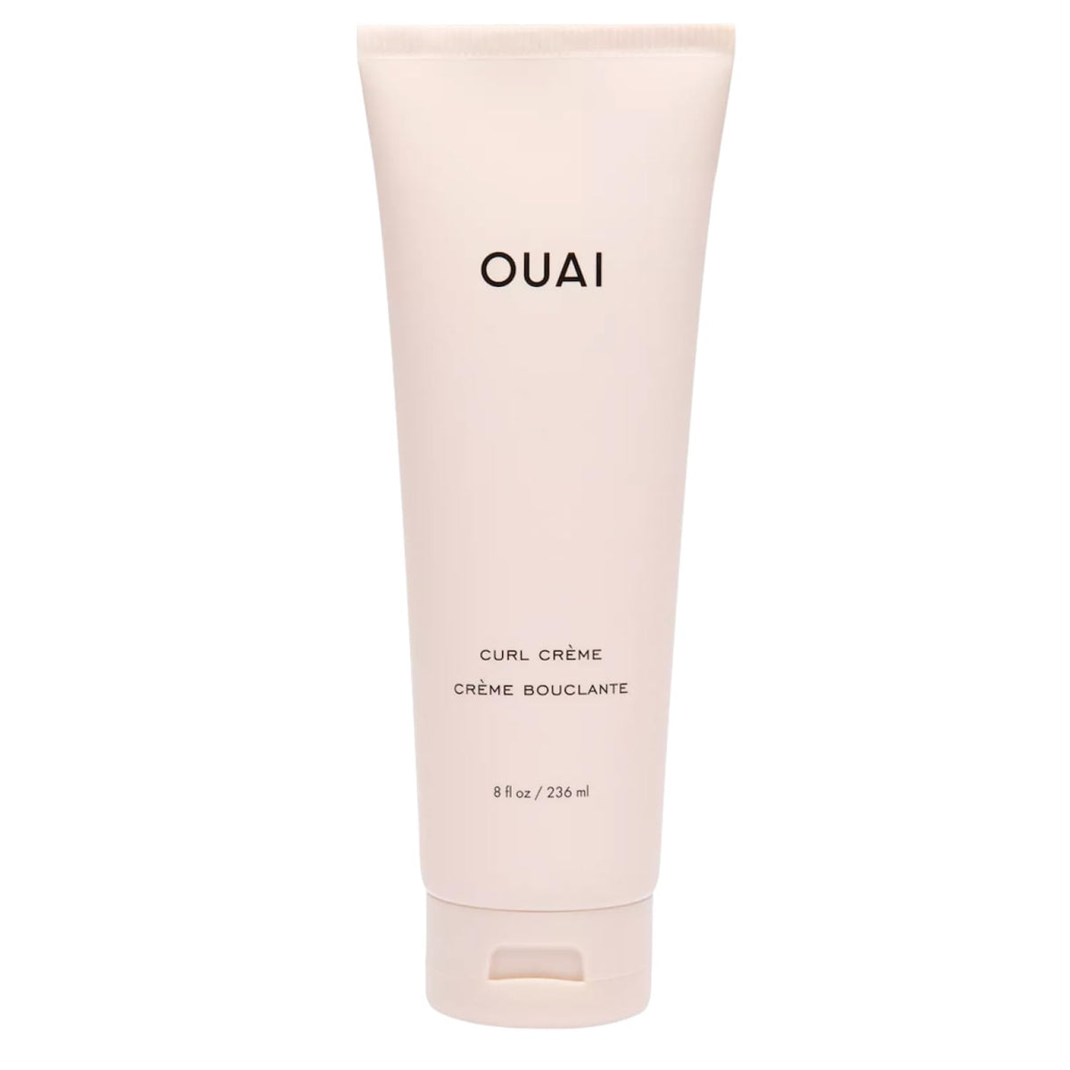 OUAI curl cream front packaging showing product and brand benefits