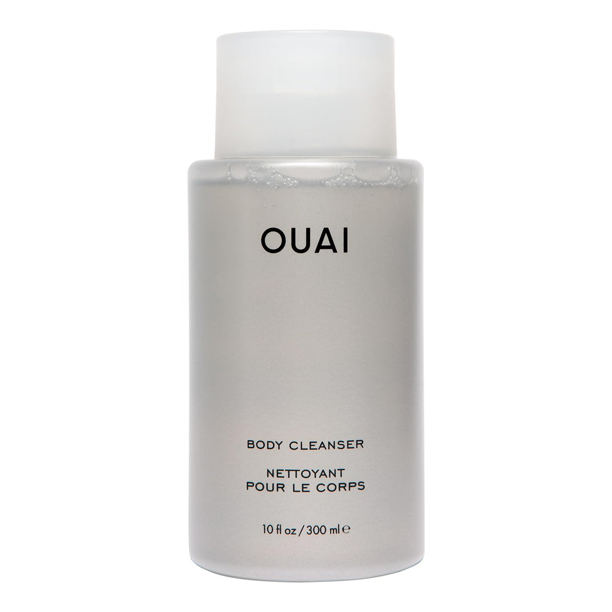 OUAI front bottle view showing clean packaging and inviting design benefit clarity