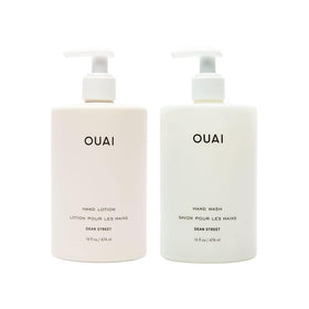 OUAI front packaging showing Dean Street scent and set benefit