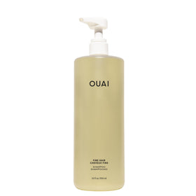 OUAI front bottle view showing label and salon-size convenience