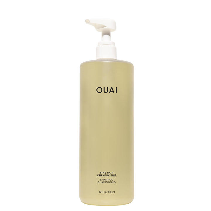 OUAI front bottle view showing label and salon-size convenience