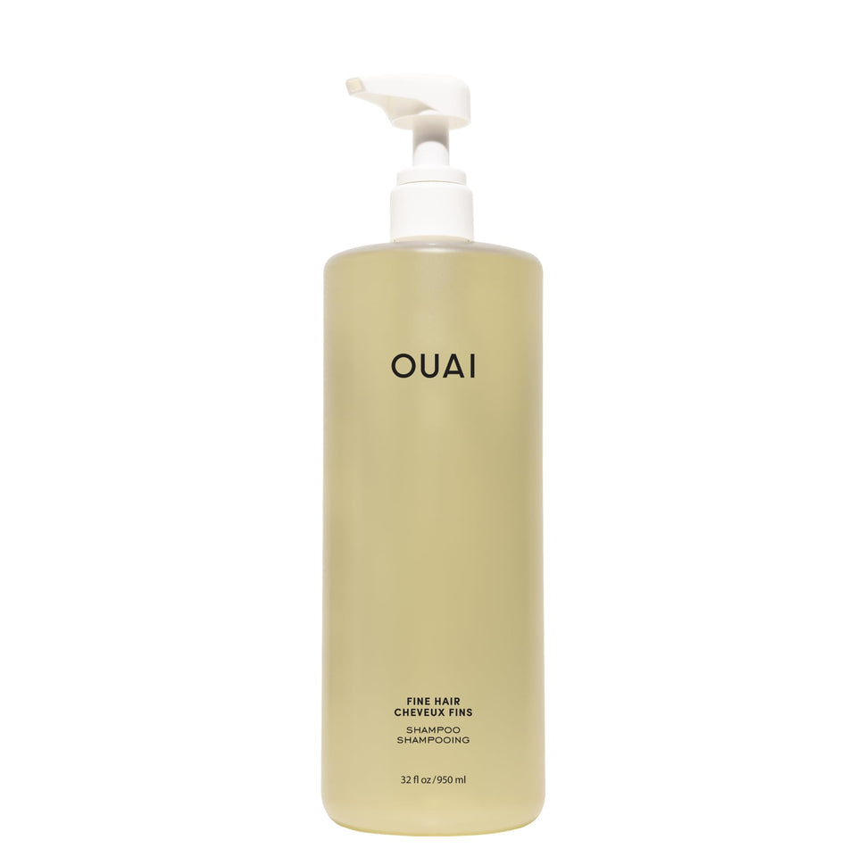 OUAI front bottle view showing label and salon-size convenience