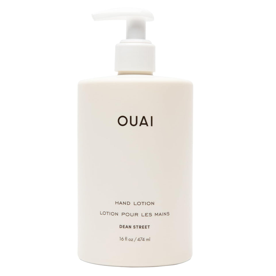 OUAI front packaging showing bottle and label, highlights easy dispensing