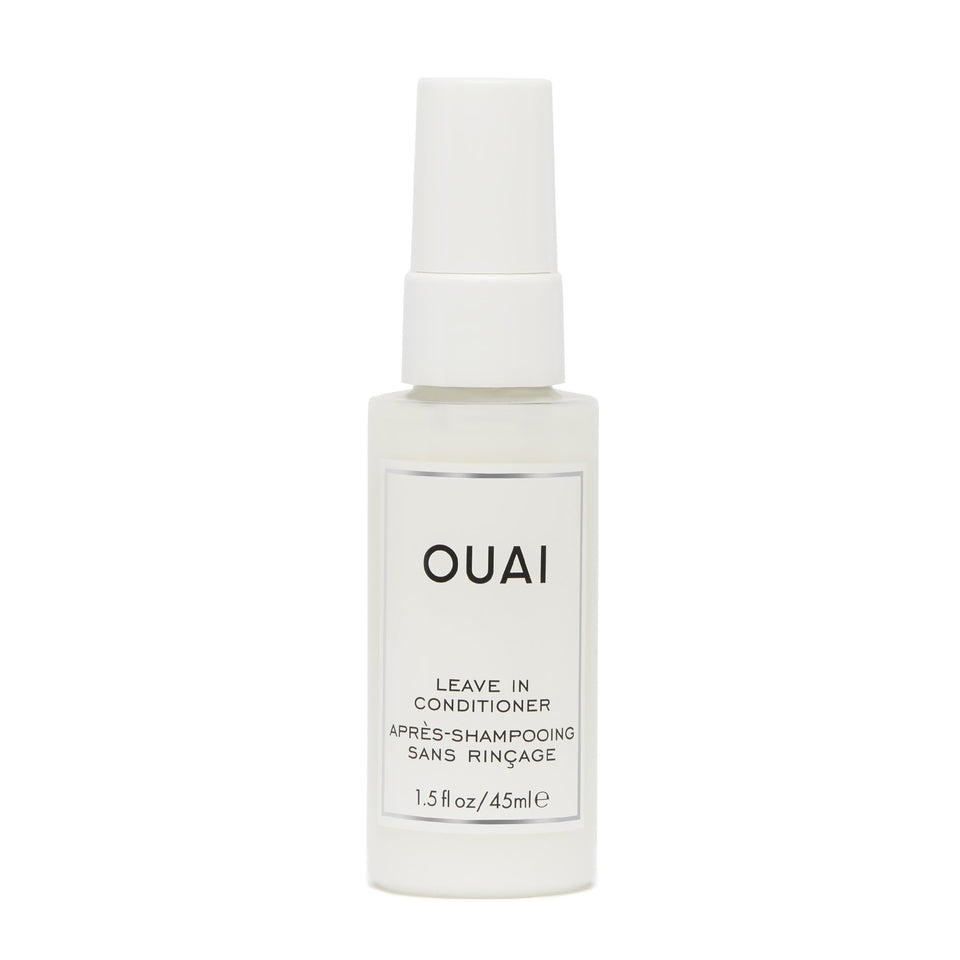 OUAI bottle front packaging showing brand and benefits for travel