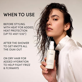 OUAI scent elements with bergamot and floral notes enhancing user experience