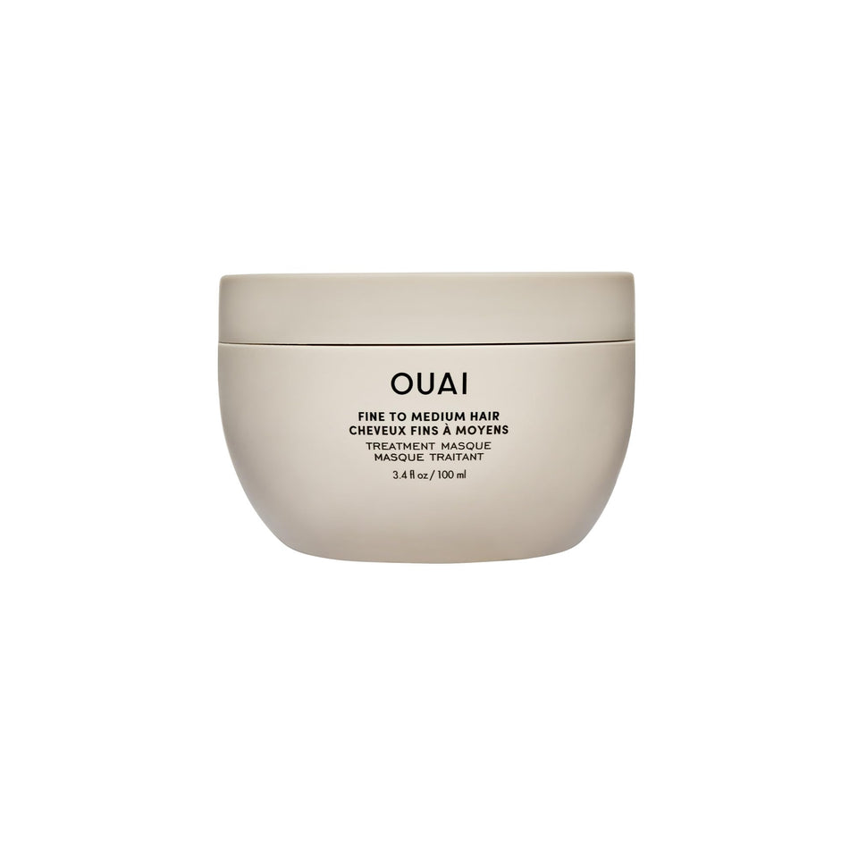 OUAI front packaging showing jar and label, highlights recyclable benefit