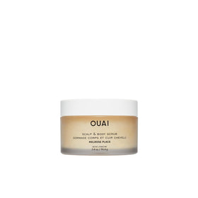 OUAI front packaging travel jar showing product and scent benefits