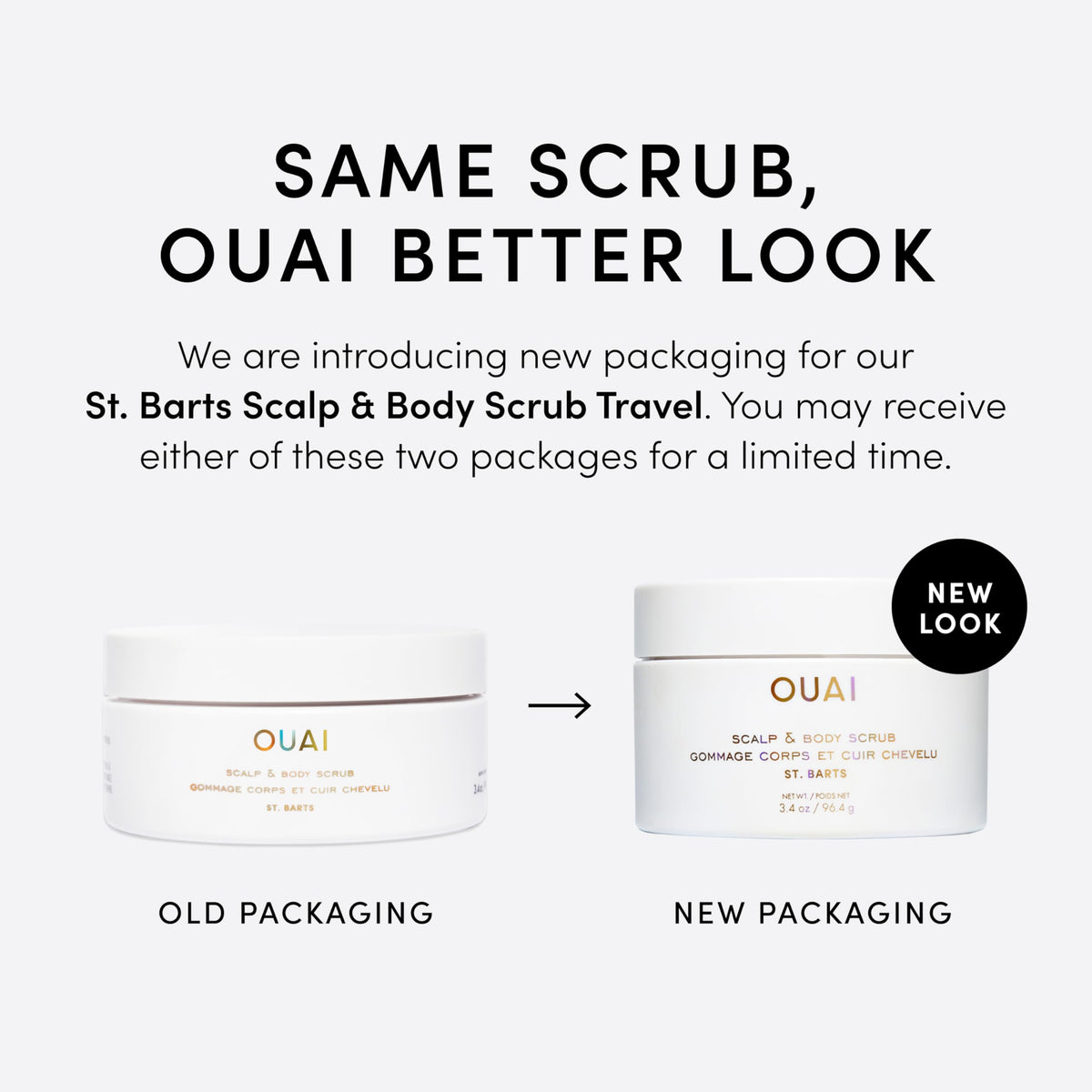 OUAI scrub texture close-up highlighting sugar crystals and creamy lather