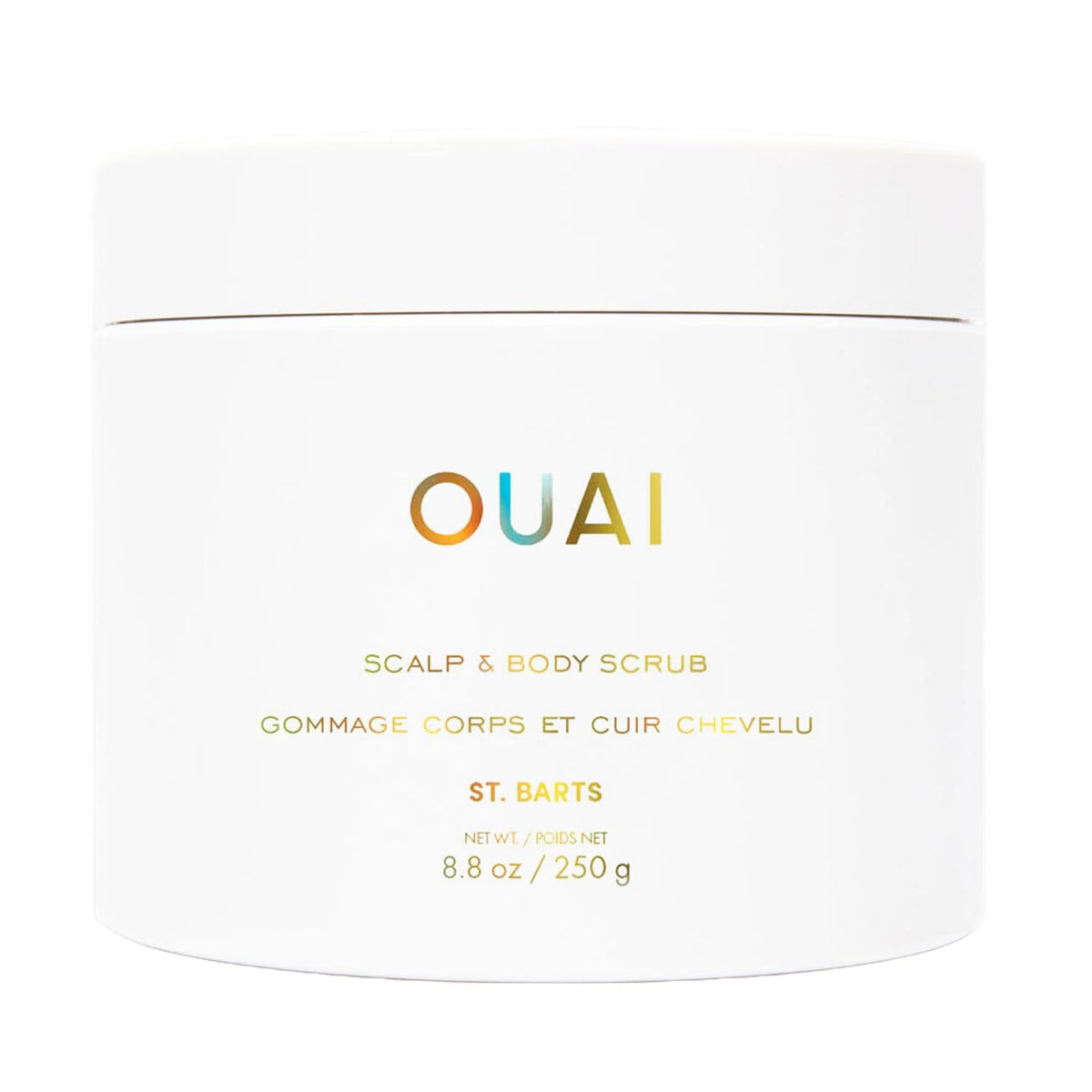 OUAI St. Barts front packaging showing jar and label for easy identification and style