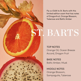 OUAI St. Barts scalp application with fingertips massaging to remove buildup effectively