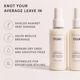 OUAI mist on hair texture smoothing frizz and improving manageability