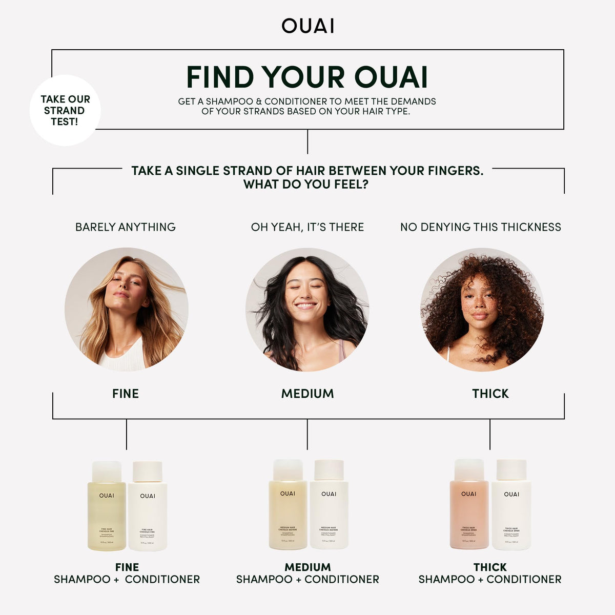 OUAI illipe shea and oils arranged to show natural ingredients delivering nourishment