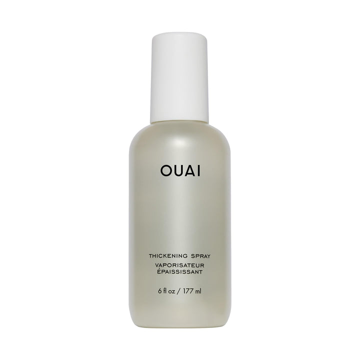 OUAI bottle front packaging showing product name and volume benefit