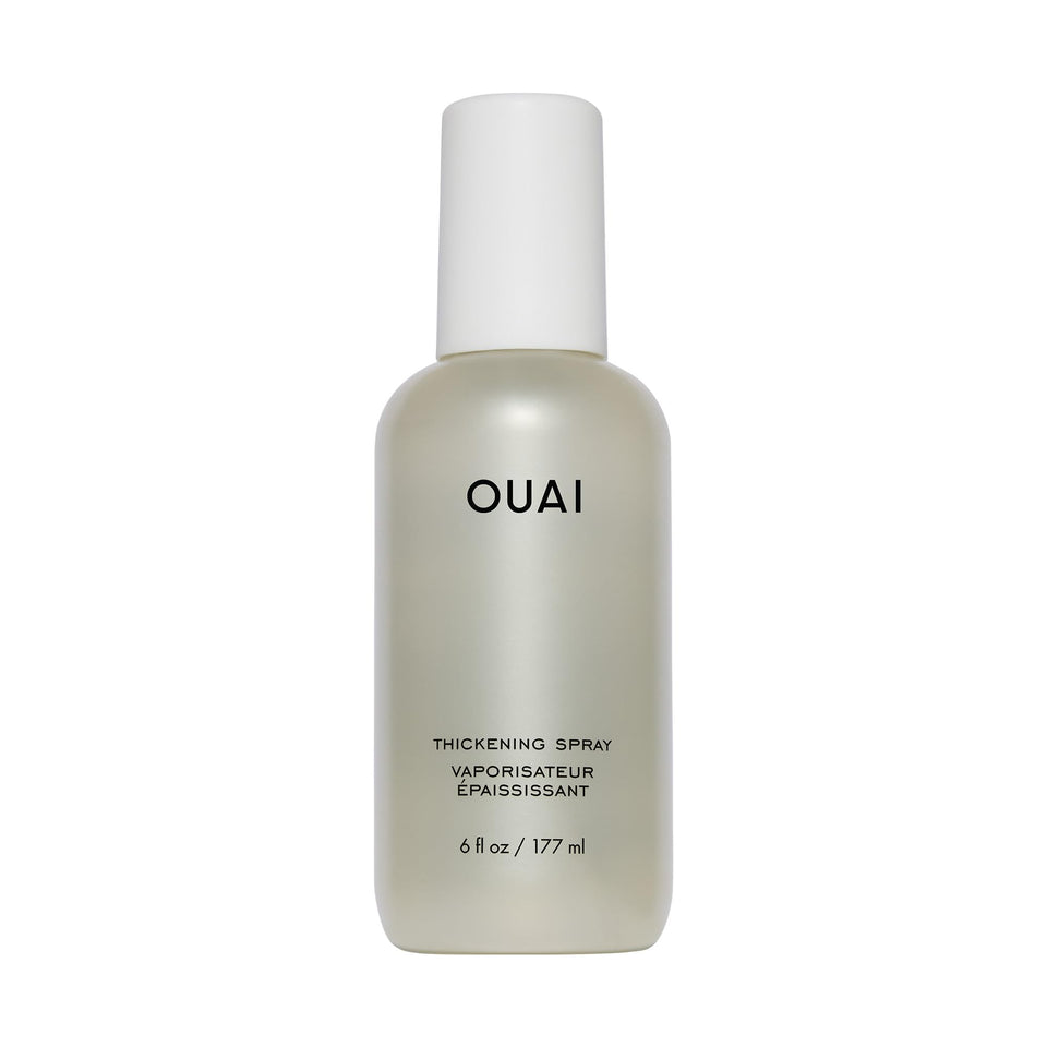 OUAI bottle front packaging showing product name and volume benefit