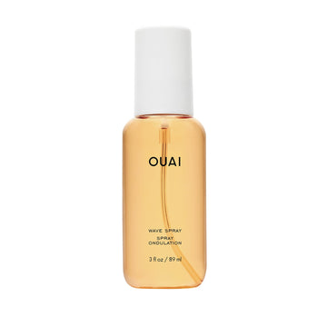 OUAI front bottle showing sleek travel-size design and easy styling