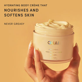 OUAI whipped cream texture close-up highlighting light, fast-absorbing feel
