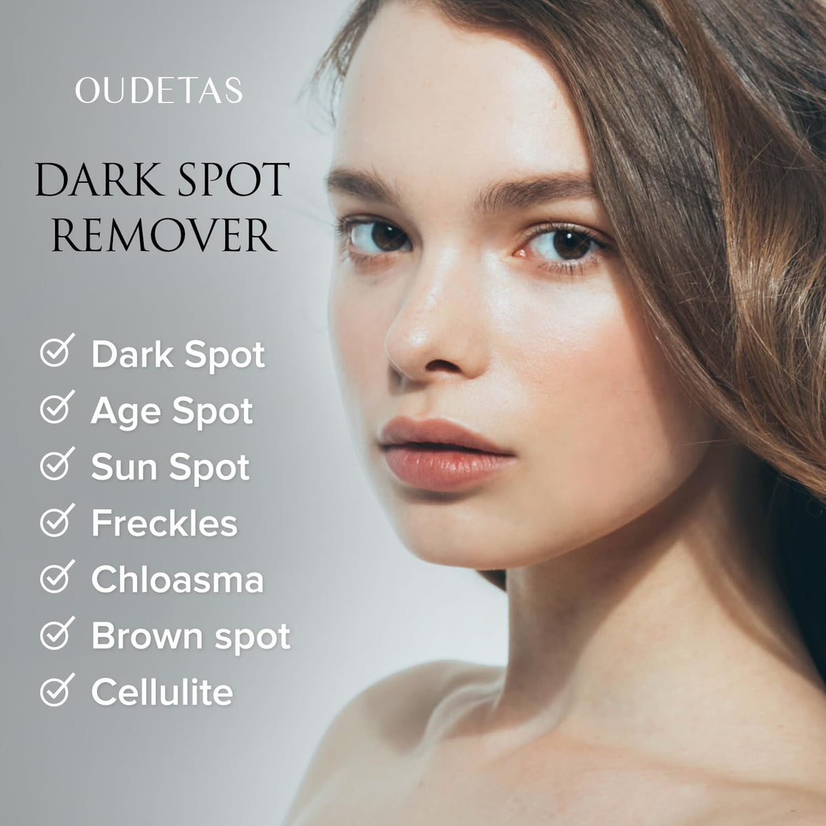 Oudetas precision roller tip close-up highlighting no-mess applicator benefit