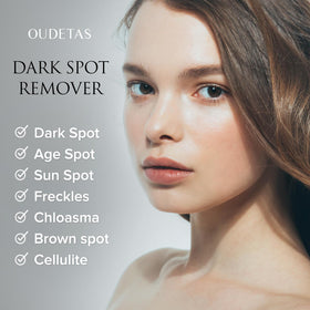 Oudetas precision roller tip close-up highlighting no-mess applicator benefit