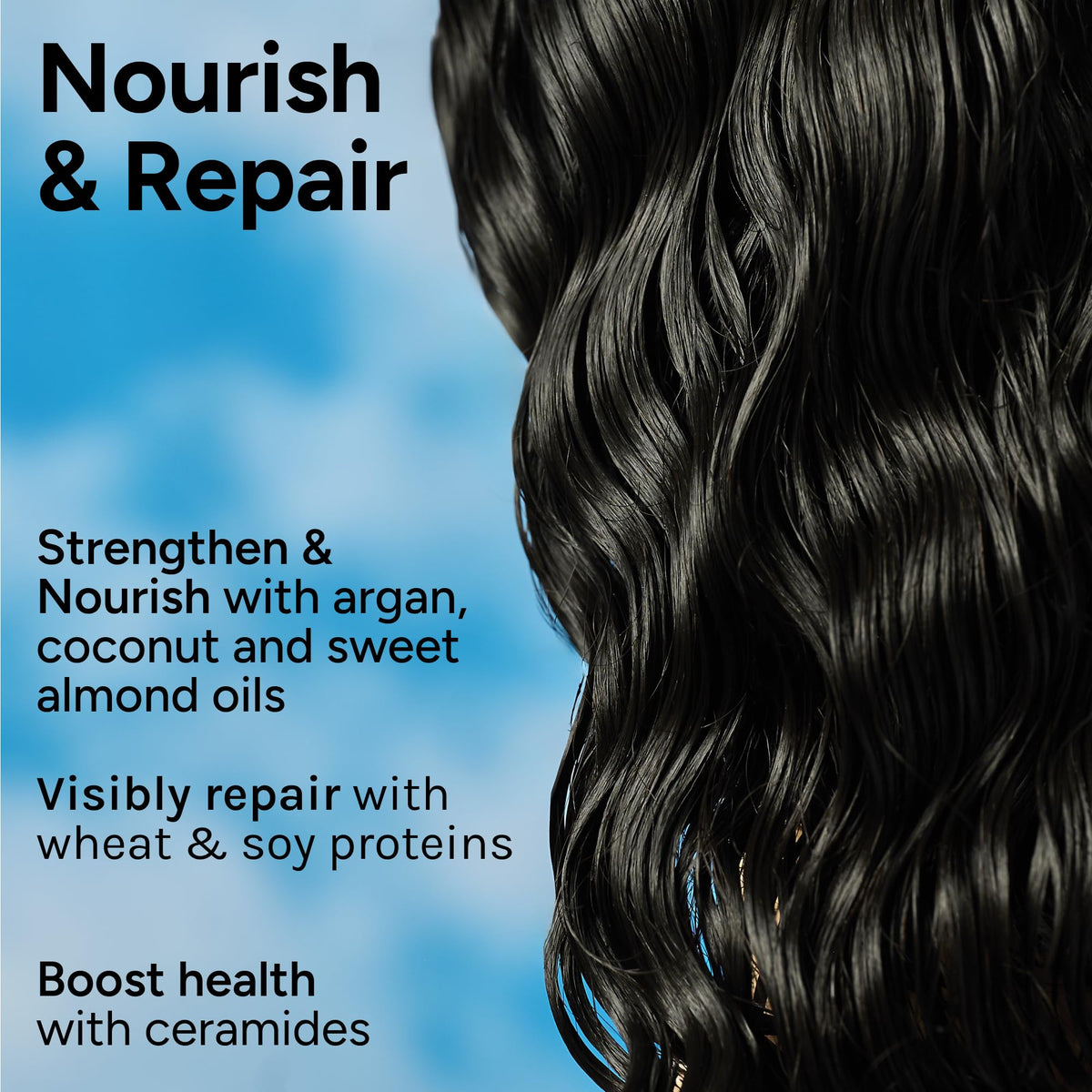 Applying Ouidad products to damp hair for easier styling and hydration