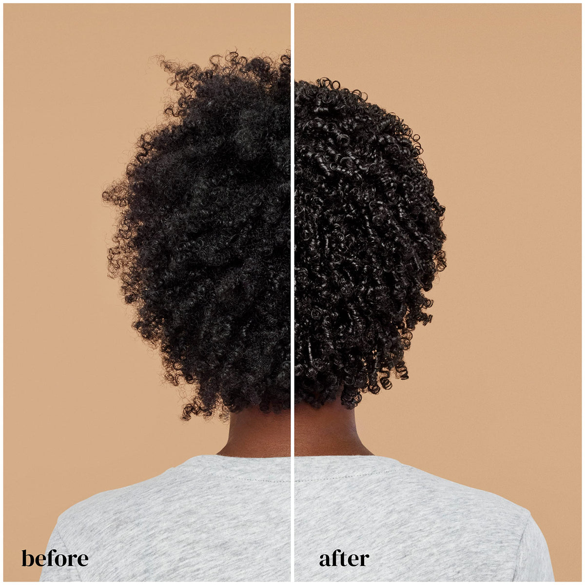 Applying Ouidad gel with rake and shake technique to define curls quickly