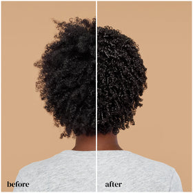 Applying Ouidad gel with rake and shake technique to define curls quickly