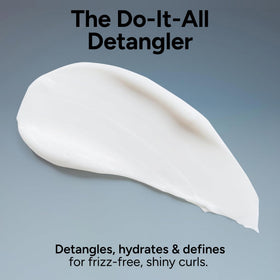 Ouidad being applied to damp hair to detangle and hydrate