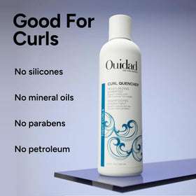 Ouidad before and after tight curls comparison showing improved definition