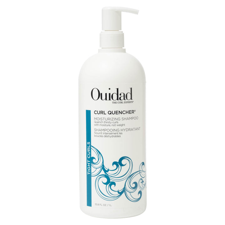 Ouidad front bottle showing product and bright definition benefit