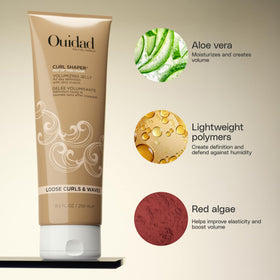 Ouidad open cap showing clear jelly texture for touchable curl definition