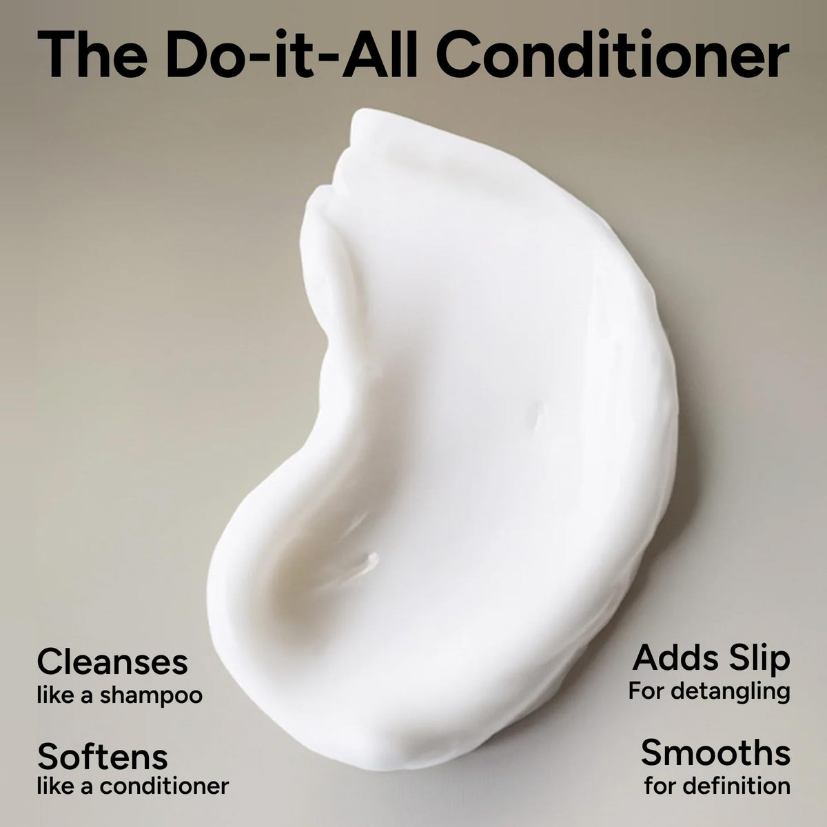 Ouidad pump detail demonstrating easy dispensing and spill-free control