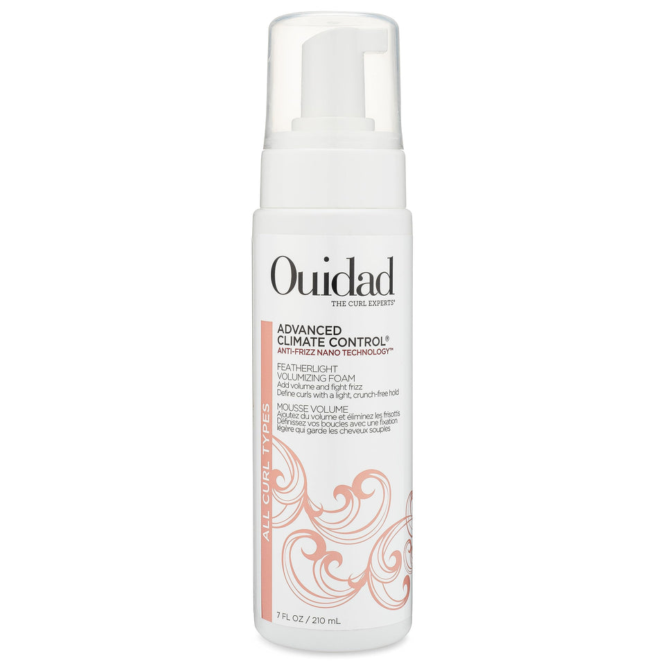 Ouidad front packaging showing volumizing foam and benefits