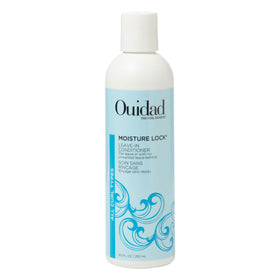 Ouidad front bottle showing Moisture Lock label and size benefits