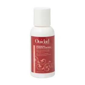 Ouidad travel gel front packaging showing label and 2.5 fl oz size for portability