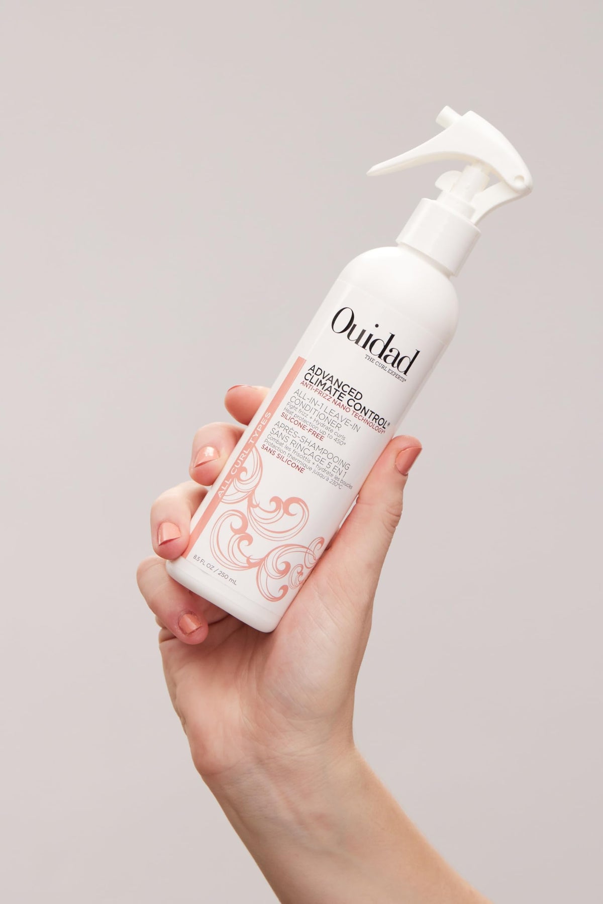 Ouidad ingredient spotlight with sericin and hyaluronic acid supporting frizz control
