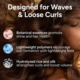 Ouidad applied in palm demonstrating detangling benefit and easy spreadability