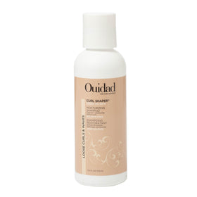 Ouidad mini front label showing product name and travel size benefit