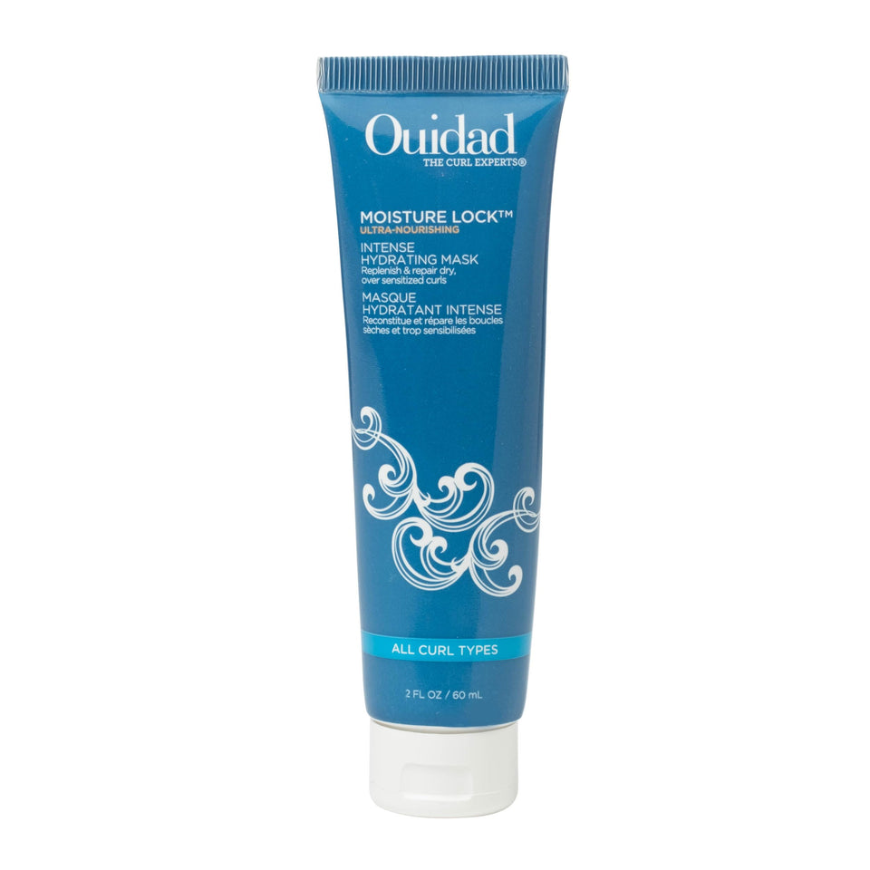 Ouidad Moisture Lock front jar showing packaging and brand benefits