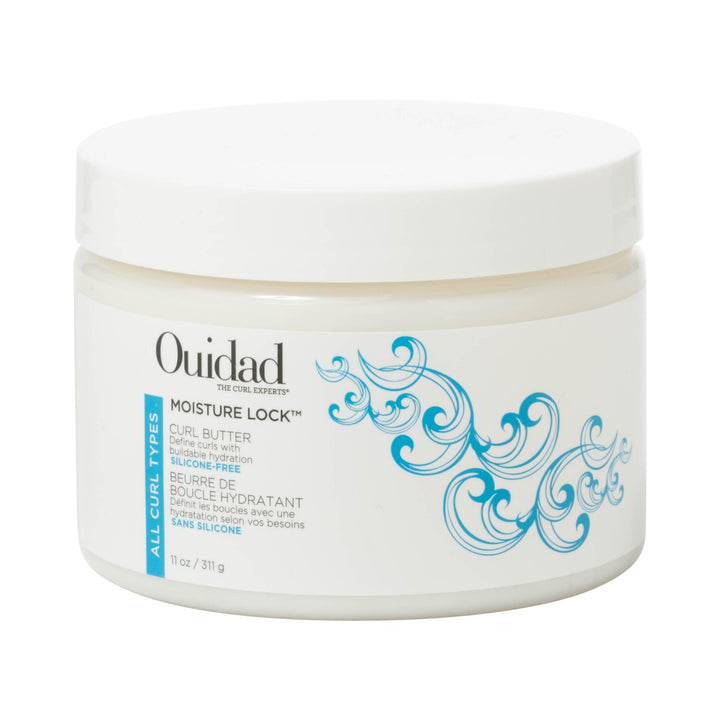 Ouidad Moisture Lock front packaging showing jar and label, highlighting brand and benefits