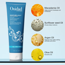 Ouidad Moisture Lock creamy texture close-up highlighting rich slip
