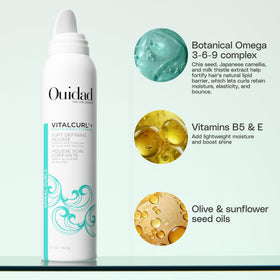Ouidad foam texture closeup illustrating lightweight, airy hold benefit