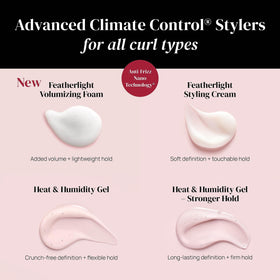 Ouidad 2.5 fl oz gel in hand illustrating compact travel size convenience