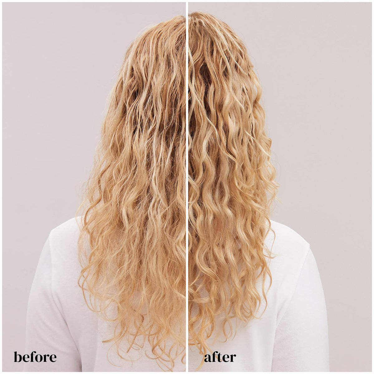 Ouidad texture spray on curls demonstrating flexible, frizz-free finish
