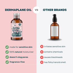 Ouiloe before and after skin comparison showing smoother, brighter texture
