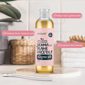 Ouiloe texture on fingers illustrating lightweight, non-greasy absorption