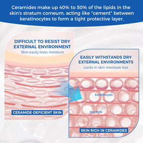 OUKEYA label detail highlighting active salicylic and lactic acids benefit